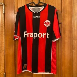 Eintracht Frankfurt Jaco Soccer Jersey - “Fraport” vintage & like new